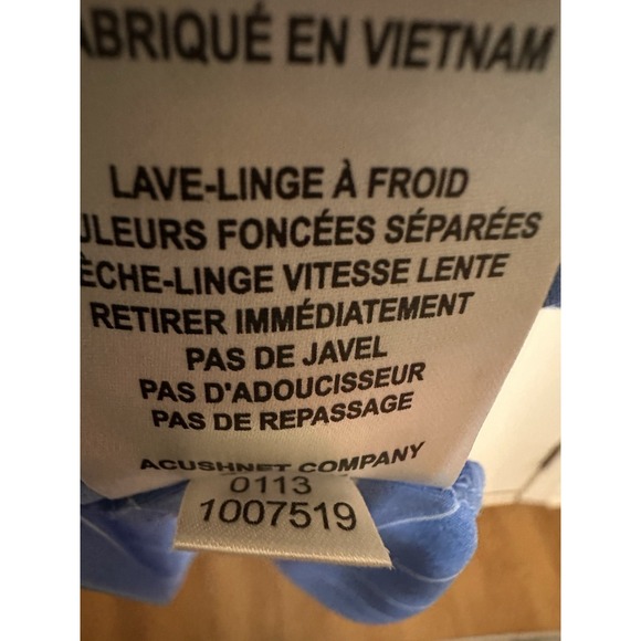 FootJoy Polo Men XL Blue Athletic Fit Golf Performance Shirt With Tags - Picture 9 of 10